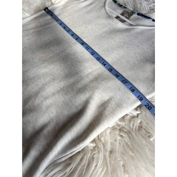 Anthropologie Dolan Women's Dolan Left Coast Lace Lantern Top Gray Cream Size XS - Picture 9 of 10